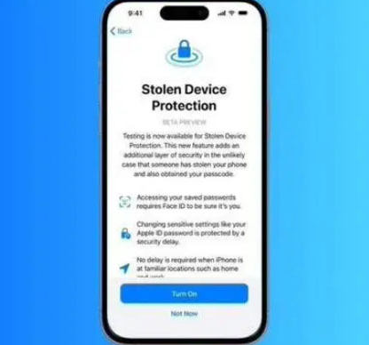 蚌山苹果授权维修店分享被盗设备保护功能开启方法 