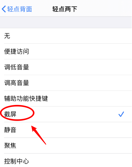 蚌山苹果手机维修分享iPhone12如何启用双击截屏 