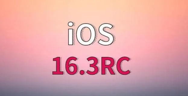 蚌山苹果手机维修分享iOS 16.3 RC版升级_iOS 16.3 RC版一键刷机教程 